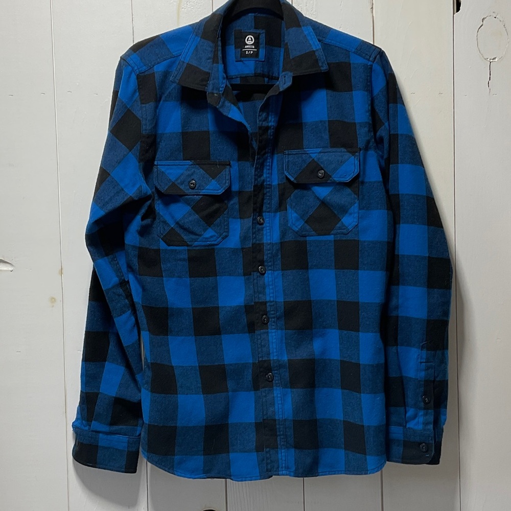 Men’s Amnesia long sleeve button down shirt